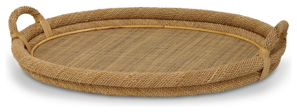 Palecek Oval Natural Rope Top Tray | Houzz (App)