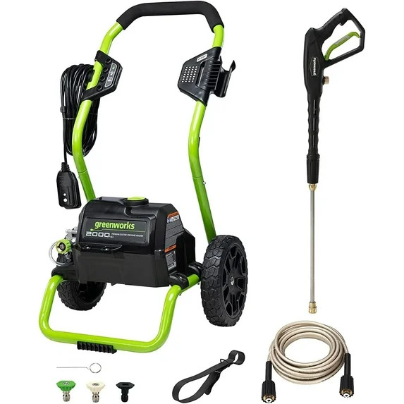 Greenworks 2000 Max PSI, 1.1 GPM (13 Amp) Electric Pressure Washer GPW2000-1RG | Walmart (US)