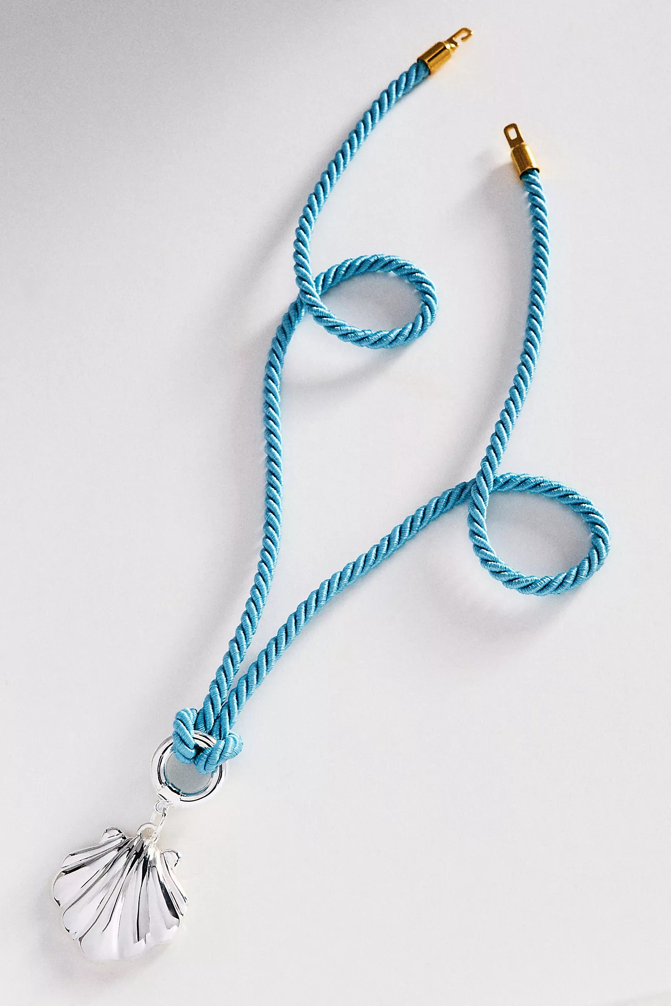 Timeless Pearly Shell Pendant Corded Necklace | Anthropologie (US)