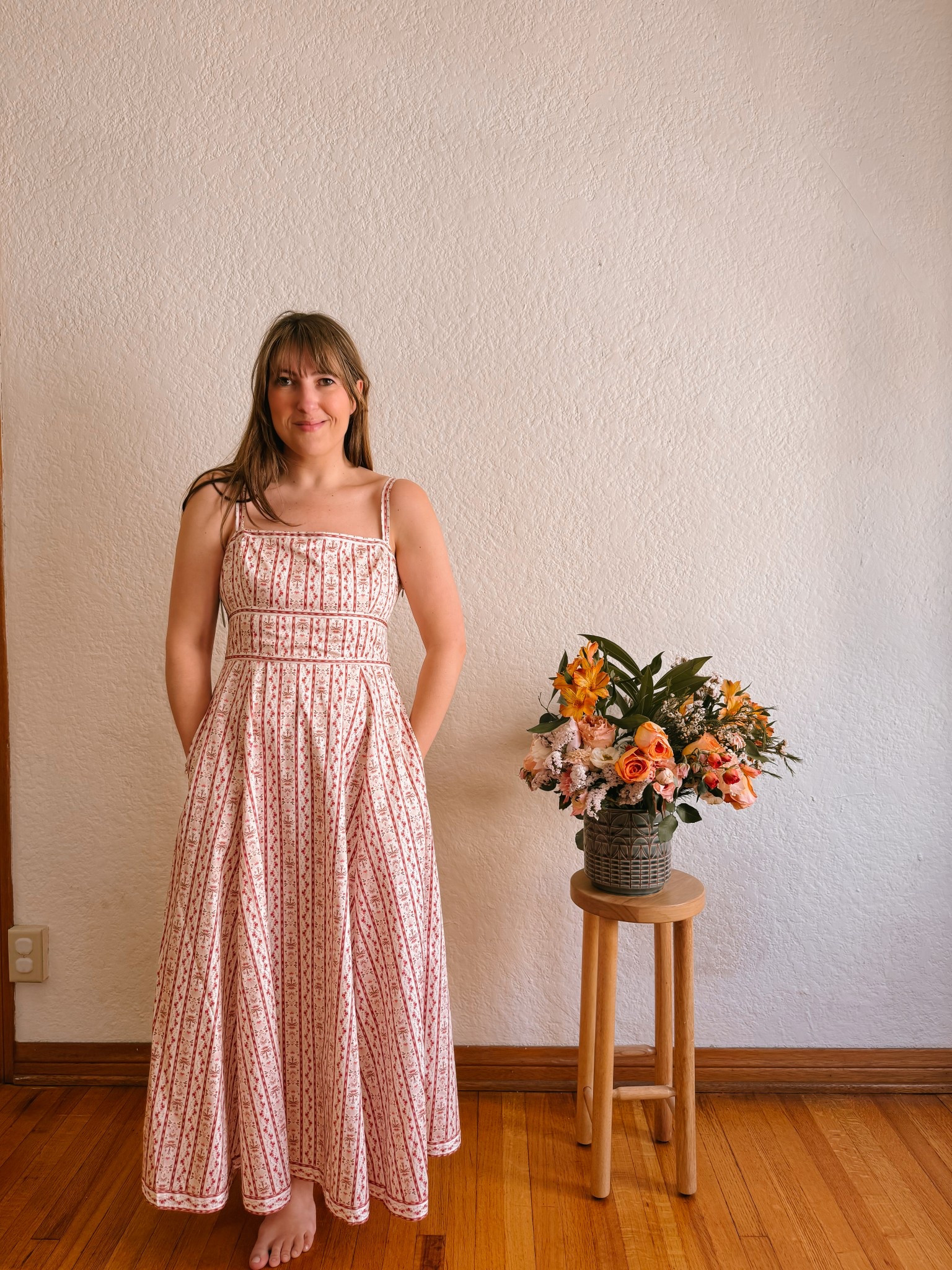 ロンパース・カバーオール House on the hill Flower Strip 70