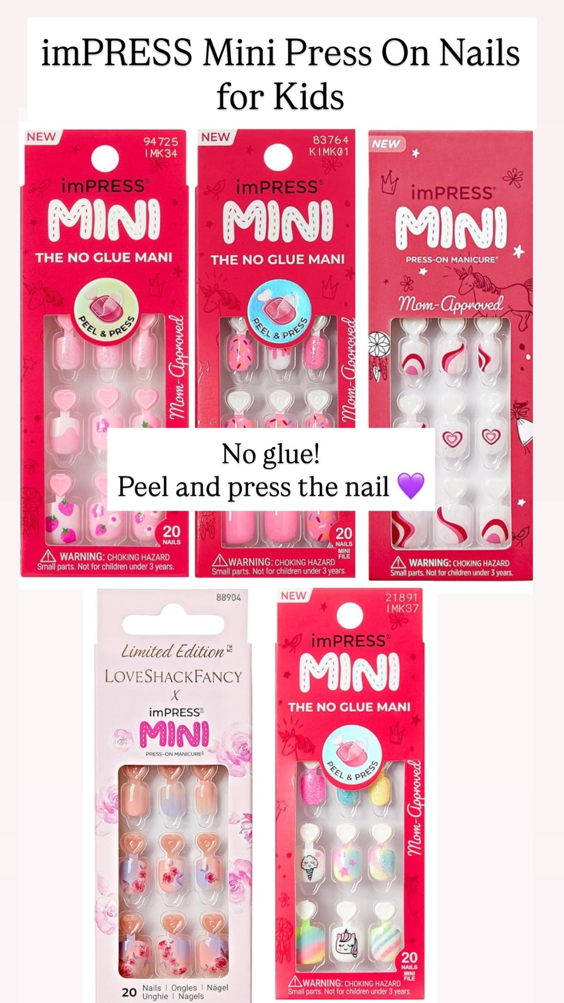 Cutest press on nails for girls. This brand is so good. They just peel on and stick.

#LTKBeauty #LTKKids