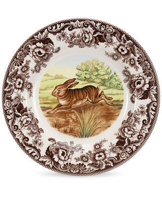 Spode Dinnerware, Woodland Rabbit Dinner Plate - Macy's | Macy's