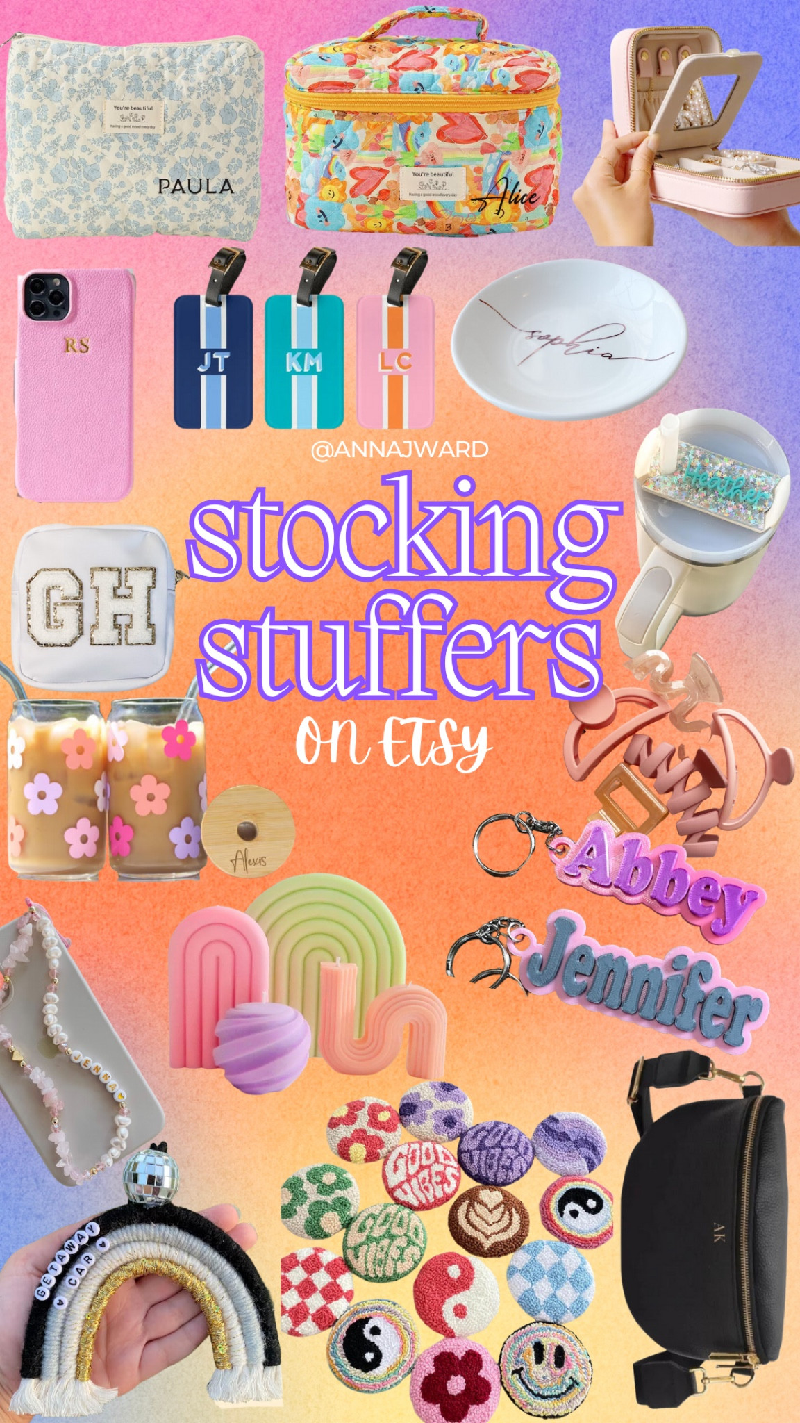 STOCKING STUFFERS teen girls. Stocking stuffers for her. Girl stocking stuffers. Small gift ideas for her. Christmas gifts for her. Small gifts guide. Small business gifts. Etsy gift guide  

#LTKfindsunder50 #LTKHoliday #LTKGiftGuide