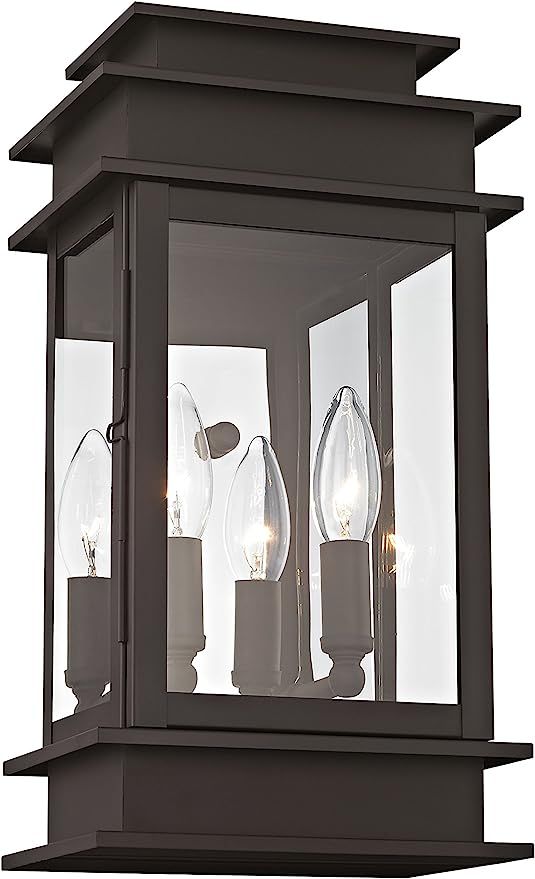 Livex Lighting 2014-07 Princeton Outdoor Wall Lantern | Amazon (US)