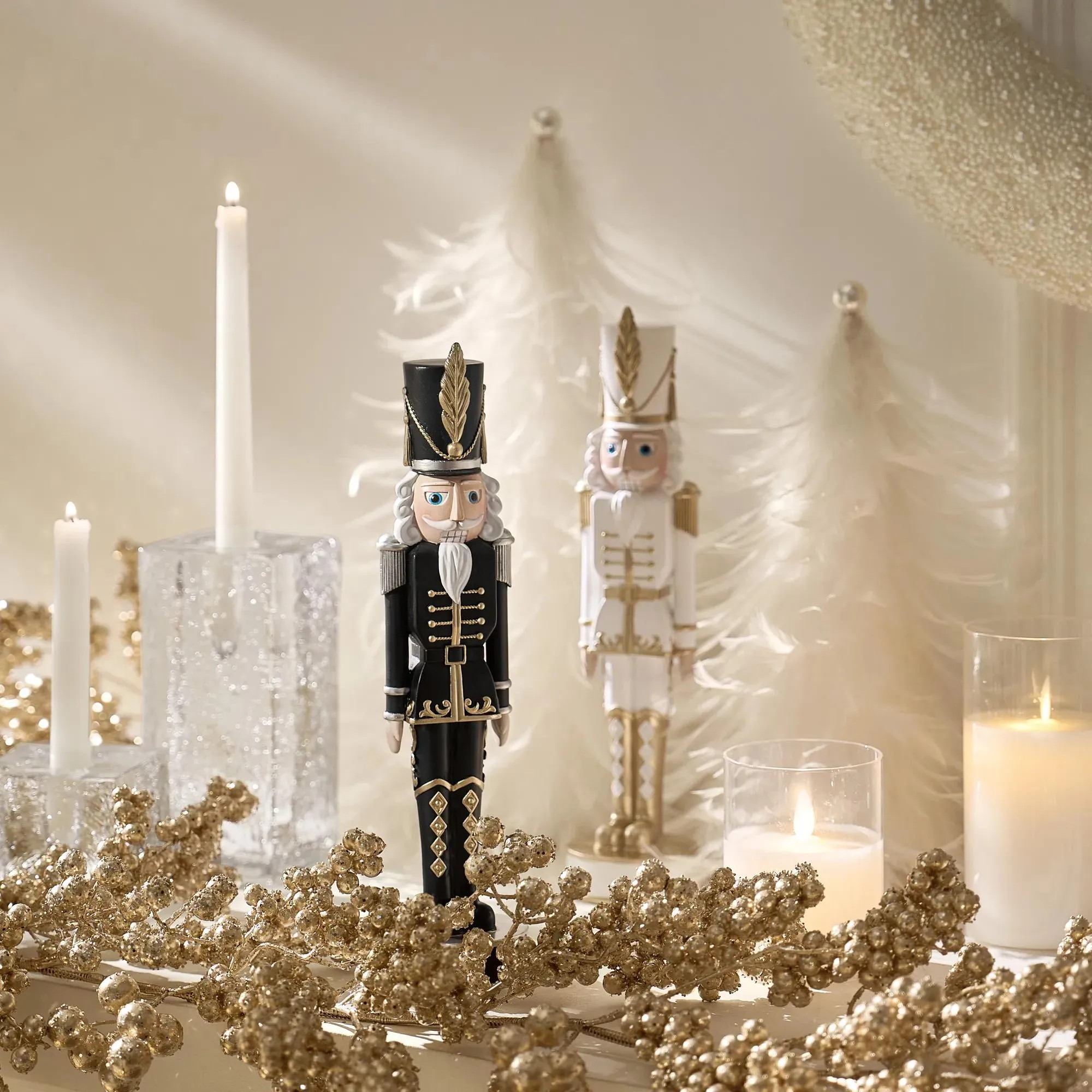 Nutcracker Black/Gold Decorative Object 11.75" | Z Gallerie | Z Gallerie