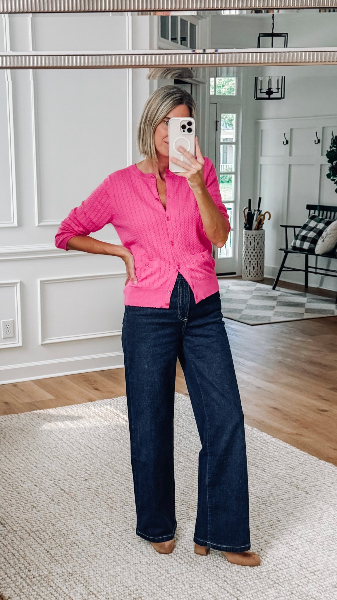 Walmart finds that look $$$ but aren’t 👏💕 Pop of pink for fall 🌸 chic, comfy, and under budget 🙌 Super soft and lightweight cardigan with pretty cable knit details - Wearing a small















#WalmartFinds #WalmartFashion #AffordableStyle #LTKFinds #LTKunder50 #BudgetFriendlyFashion #EverydayStyle #OOTD 

Walmart finds
Walmart fashion 2025
Affordable fall outfits
September outfits
Budget-friendly style
Everyday chic look
LTK Walmart finds
Workwear 
Teacher outfit 

#LTKWorkwear #LTKFindsUnder50 #LTKStyleTip