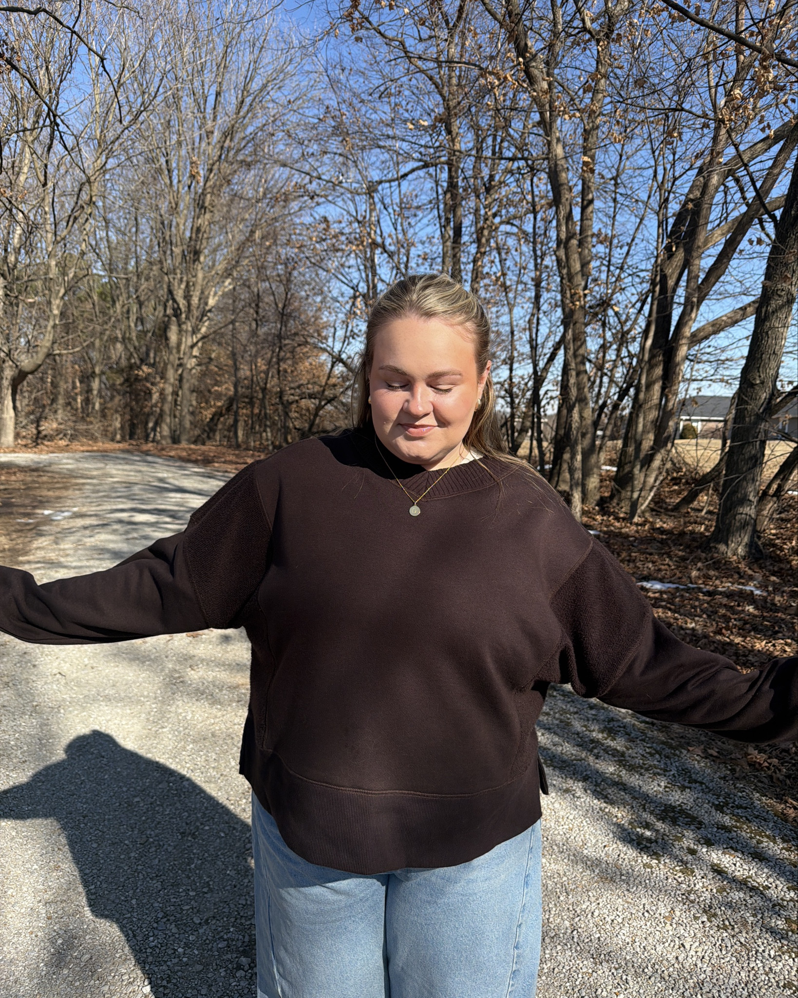 The deep earth color from Aerie quite literally is the perfect dark brown shade 🤎

#LTKMidsize #LTKootd