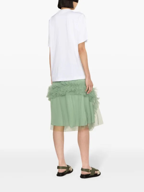 Marni logo-embroidered Cotton T-shirt | Pink | FARFETCH LV | Farfetch Global