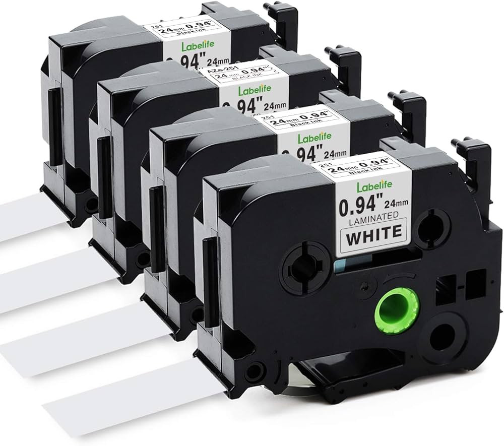 Labelife TZe-251 24mm Label Tape Replacement for Brother P Touch TZe TZ Label Tape 24mm 0.94 Lami... | Amazon (US)