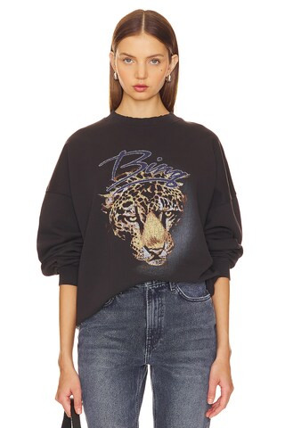 Harvey Leopard Crew
                    
                    ANINE BING | Revolve Clothing (Global)