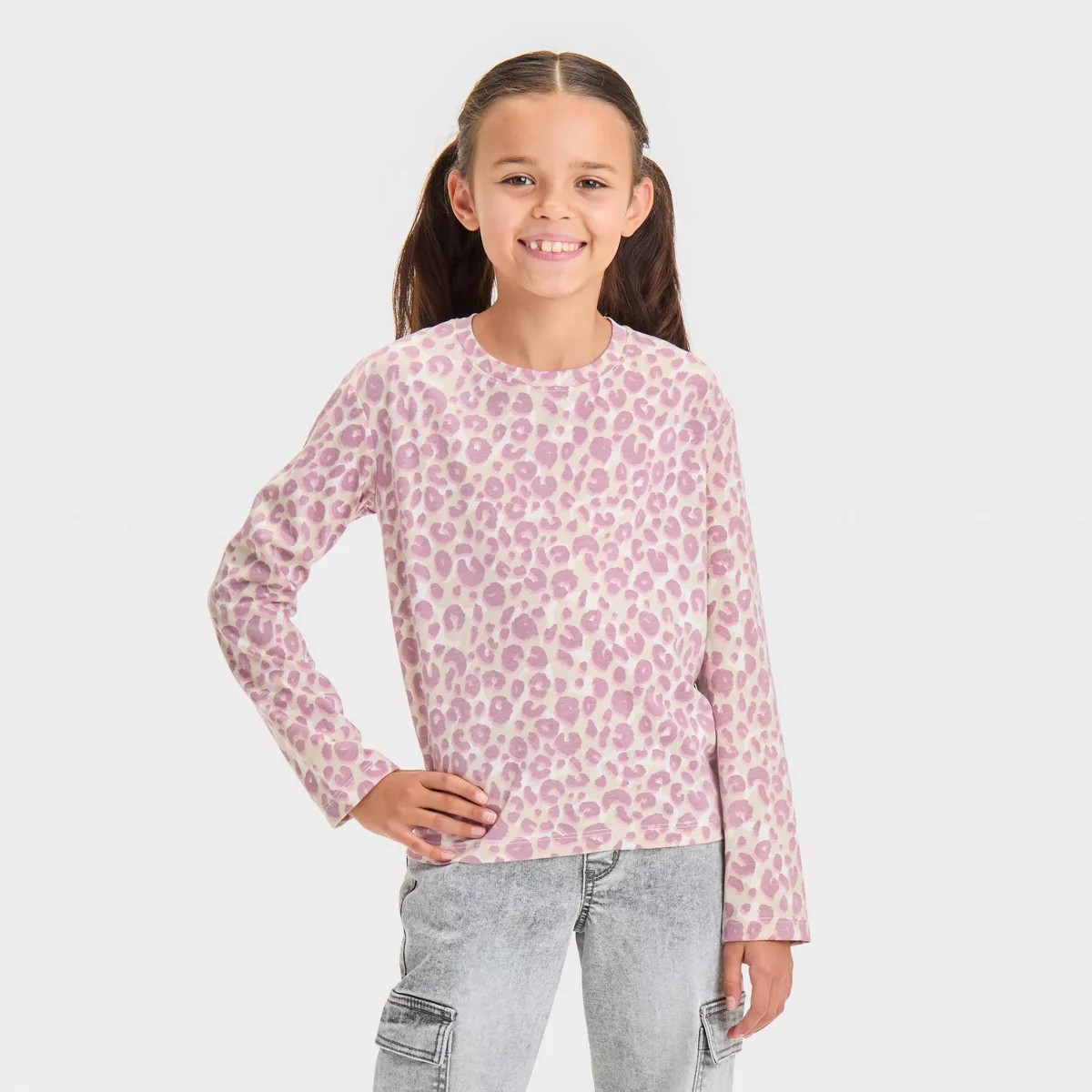 Girls' Long Sleeve T-Shirt - Cat & Jack™ | Target