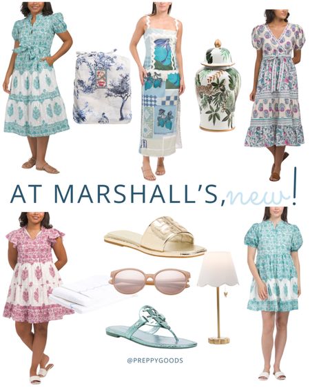 Marshall’s, new arrivals, block print, dresses, sandals, summer styles, home decor, blue and white, preppy, grandmillennial 

#LTKSaleAlert #LTKFindsUnder100 #LTKFindsUnder50