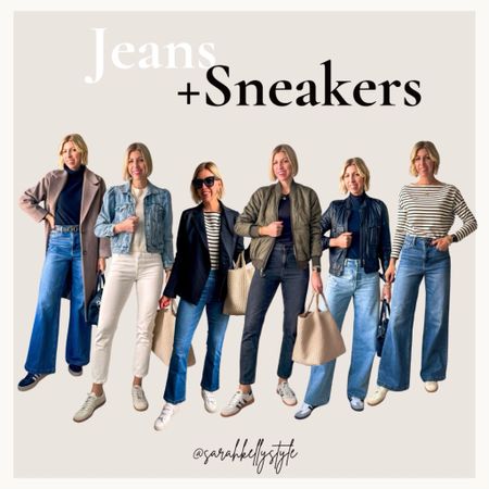 Jeans + Sneakers is one of my favorite combinations for an effortless, casual look  

#LTKover40 #LTKstyletip #LTKSeasonal