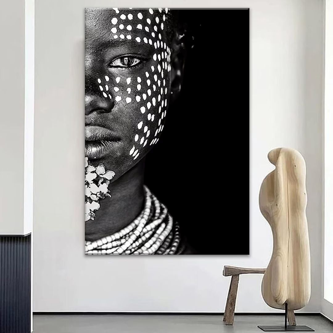 Black Art , Black and White Wall Art , African Art , Printable Art , Wall Art Printable , Digital... | Etsy (US)
