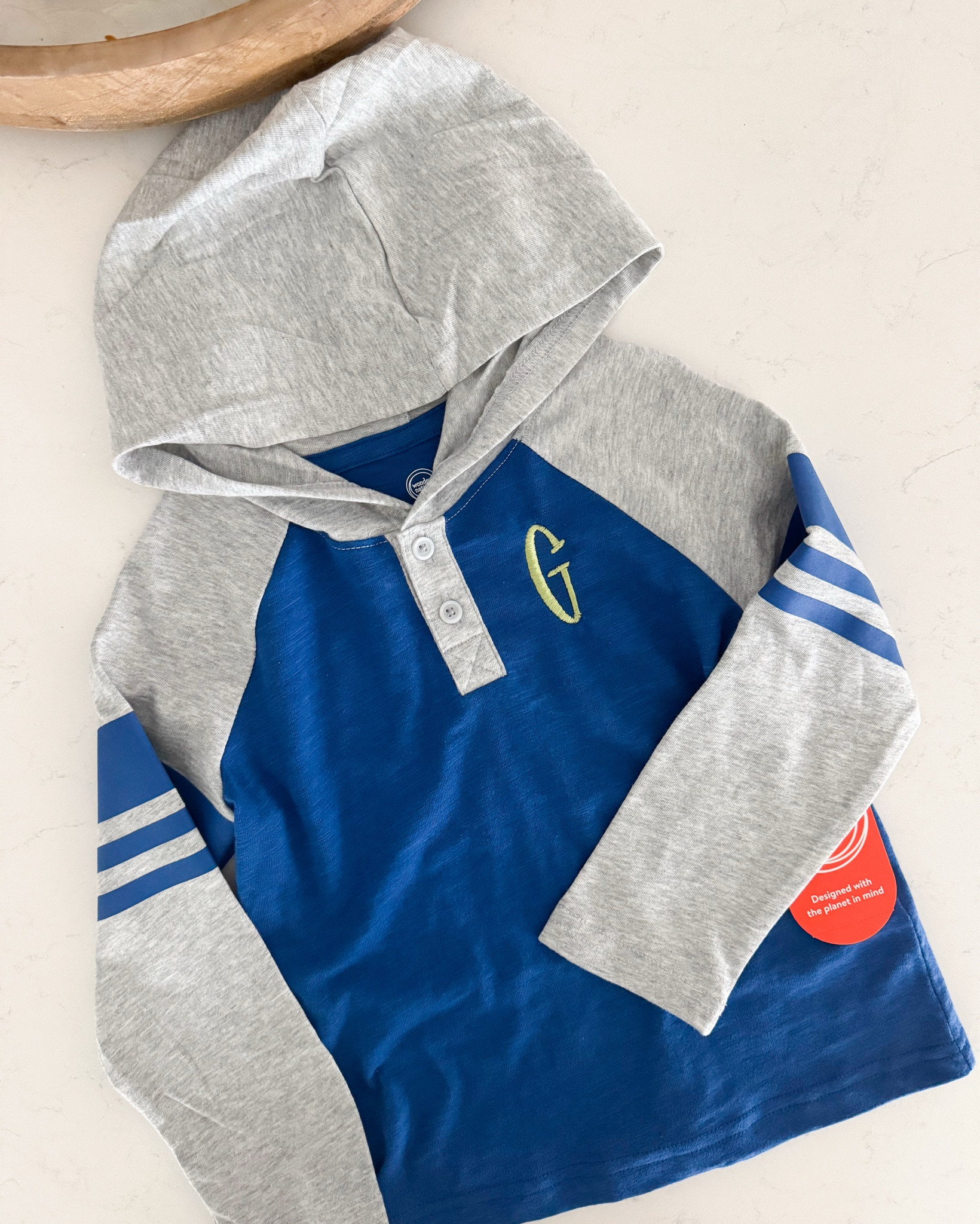 Simple tee with a little monogram elevates it so much!! These are super affordable and come in multiple colors! #ltkwalmart 

#LTKKids #LTKBaby #LTKSeasonal