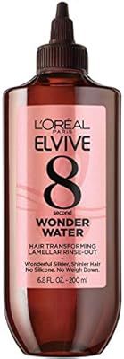 L’Oreal Paris Elvive 8 Second Wonder Water Lamellar, Rinse out Moisturizing Hair Treatment for ... | Amazon (US)