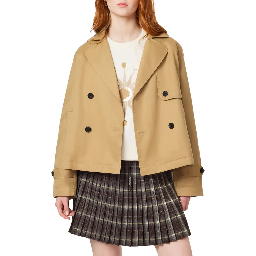 Scotch & Soda The Cropped Trench Jacket in Thrush at Nordstrom Rack, Size Large | Nordstrom Rack