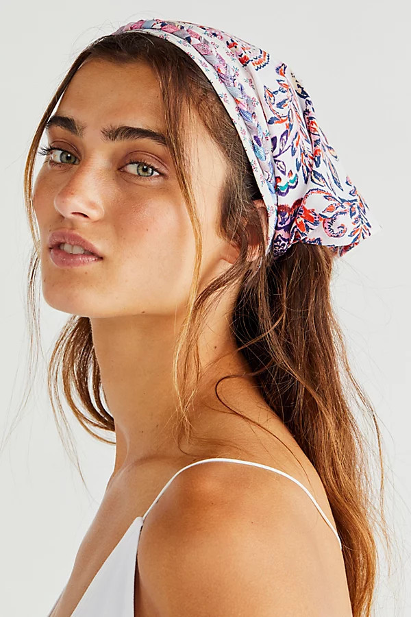 Twila Hair Scarf by Curried Myrrh at Free People, Orange Purple, One Size | Free People (Global - UK&FR Excluded)