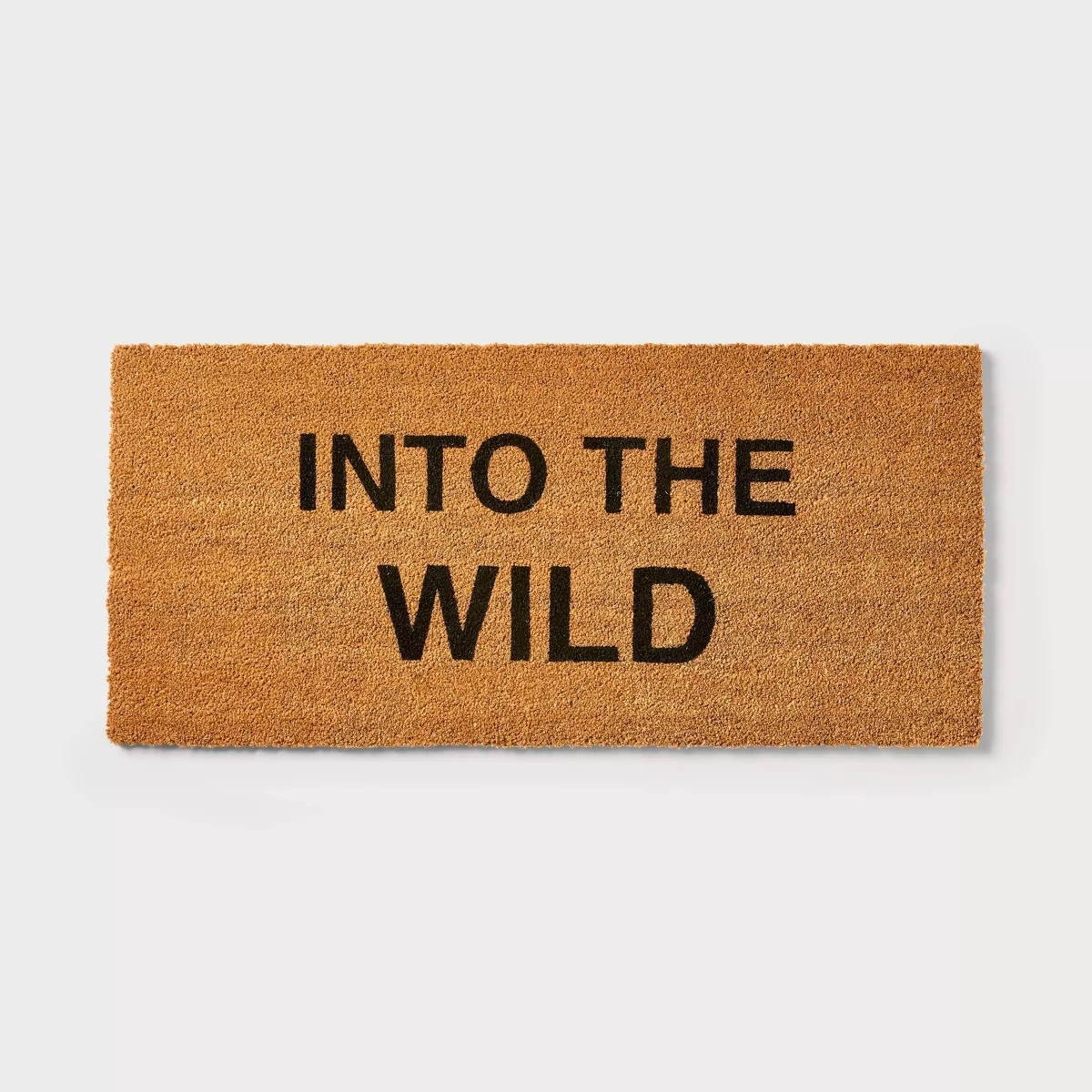 Hilton Carter for Target 1'8"x4' Into The Wild Rectangular Outdoor Door Mat Black | Target