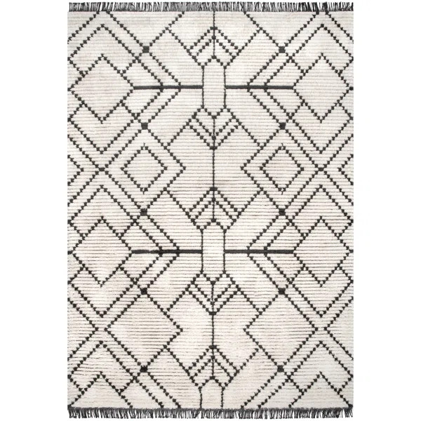 Nola Power Loom Performance Beige Rug | Wayfair North America