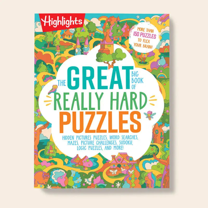 The Great Big Book of Really Hard Puzzles | Highlights For Children