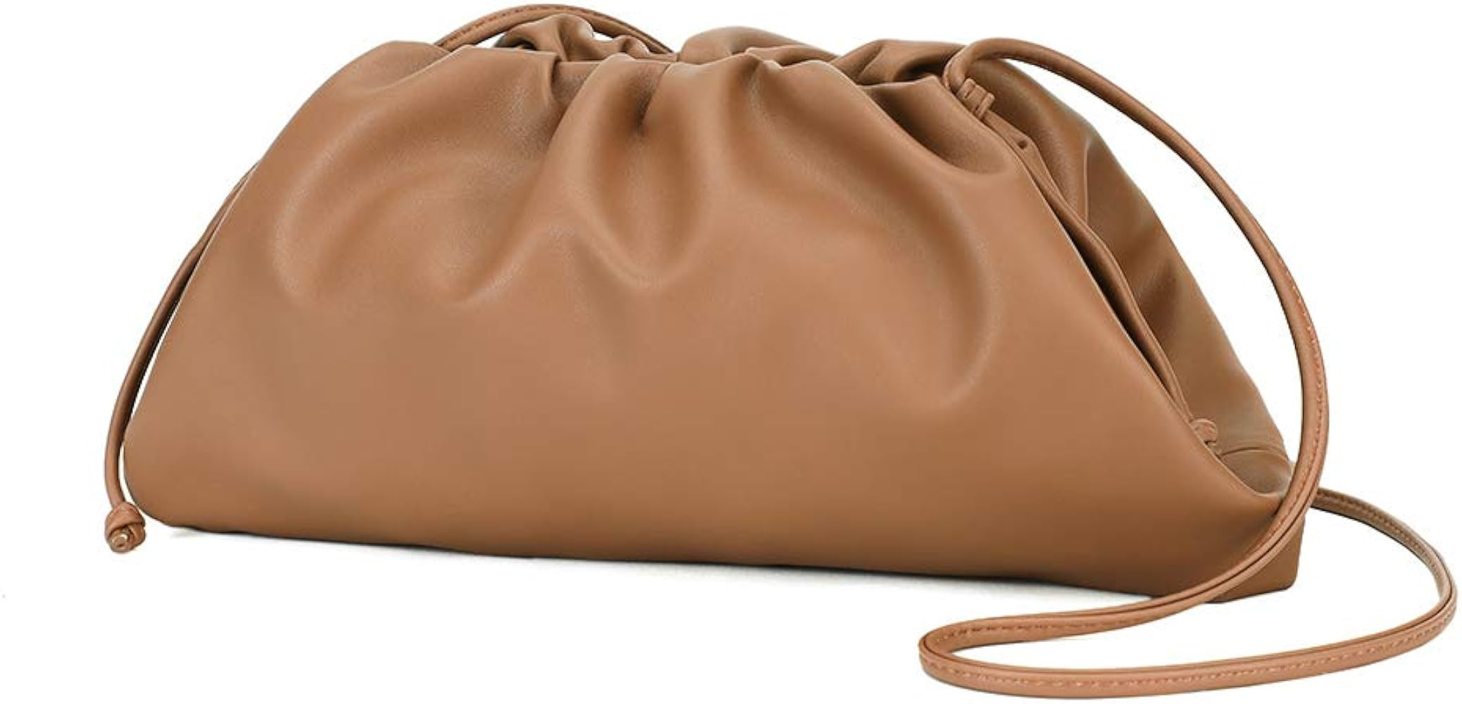 Cloud Crossbody Bags for Women Clutch Purse with Dumpling Shape and Ruched Detail | Amazon (US)