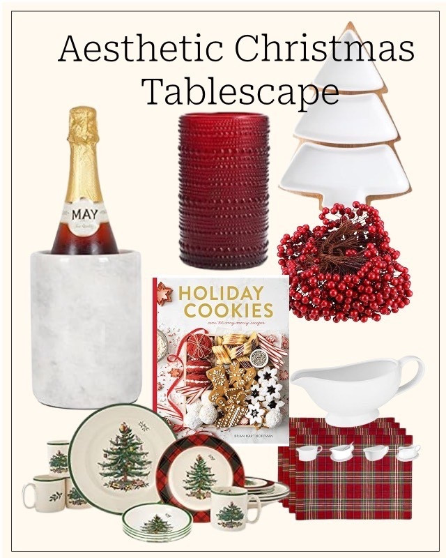 Holiday Hosting Must-Haves 🎄✨
Bringing together all the classics for a cozy Christmas table — the nostalgic Christmas tree dishes, plaid napkins, red glassware, festive serveware, and everything you need to make your holiday gatherings feel magical. Perfect for entertaining, cookie exchanges, and creating warm holiday memories at home. #HolidayHosting #ChristmasTableDecor #TablescapeIdeas #HolidayHomeStyle #FestiveFavorites #BudgetFriendlyDecor

#LTKFindsUnder100 #LTKHome #LTKHoliday