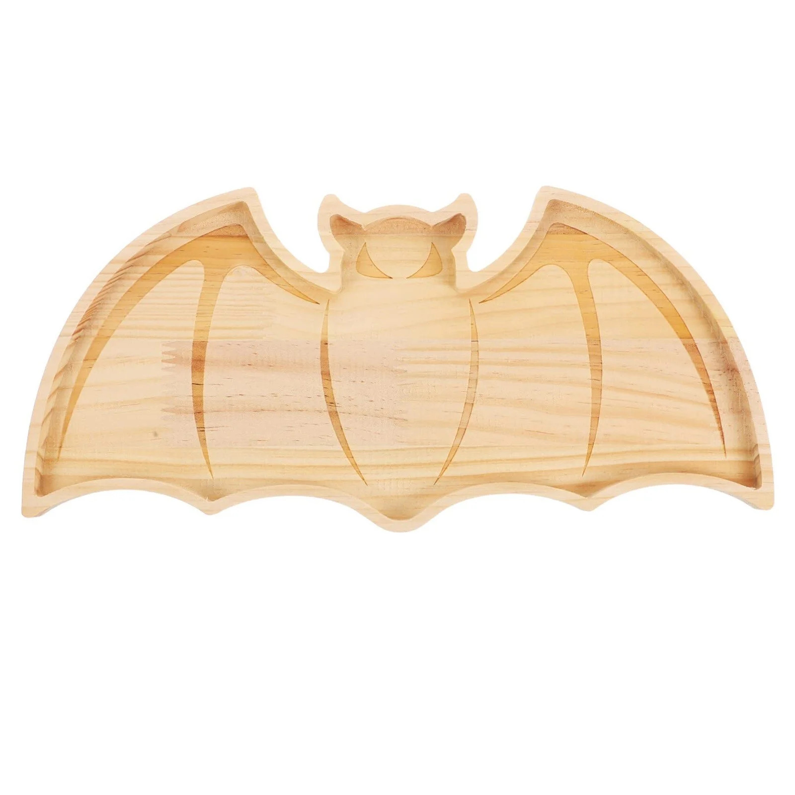 Clearance Kitchen! Hmlai (Bat) Party Tray Halloween Tray C, Halloween Wooden Serving Tray: Unique... | Walmart (US)