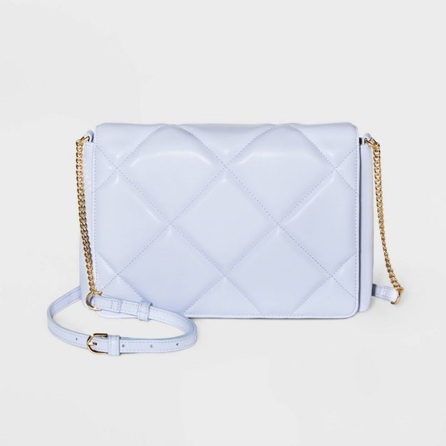 Square Woven Crossbody Bag - A New Day™ Lilac | Target