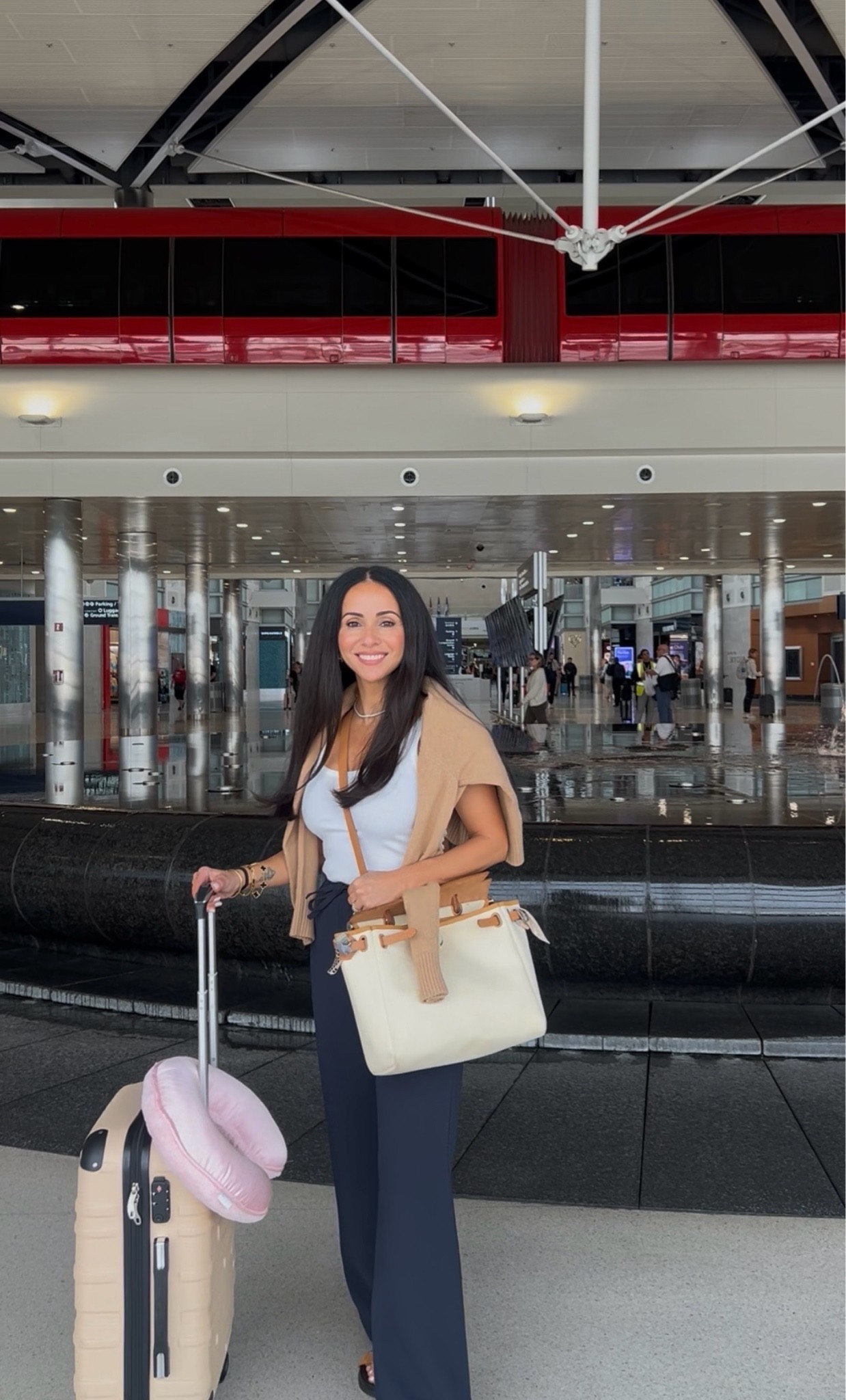 These are one of my go-to pants from Aritzia 

Size: Xxs short 
Tank size: xs 

Rita Salmo | travel outfit | Aritzia | petite fashion | trouser pants | lodge pants | old navy

#LTKPetite #LTKOver40
