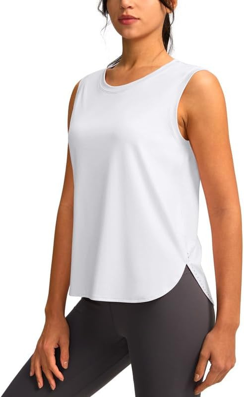 YYV Women's Workout Tank Tops lightweight Sleeveless Workout Tops Loose Fit Yoga Athletic Running... | Amazon (US)