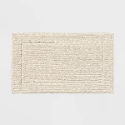 21"x34" Spa Plush Bath Rug Almond - Threshold™ | Target