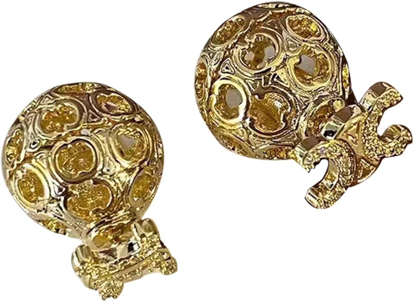 Double-Sided Ball Stud Earrings, Light Luxury, High-end Temperament Niche Style Earrings for Wome... | Amazon (US)