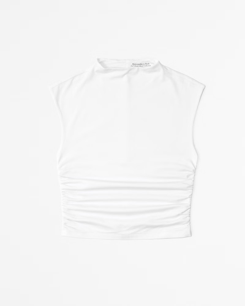 Ruched Shell Top | Abercrombie & Fitch (US)