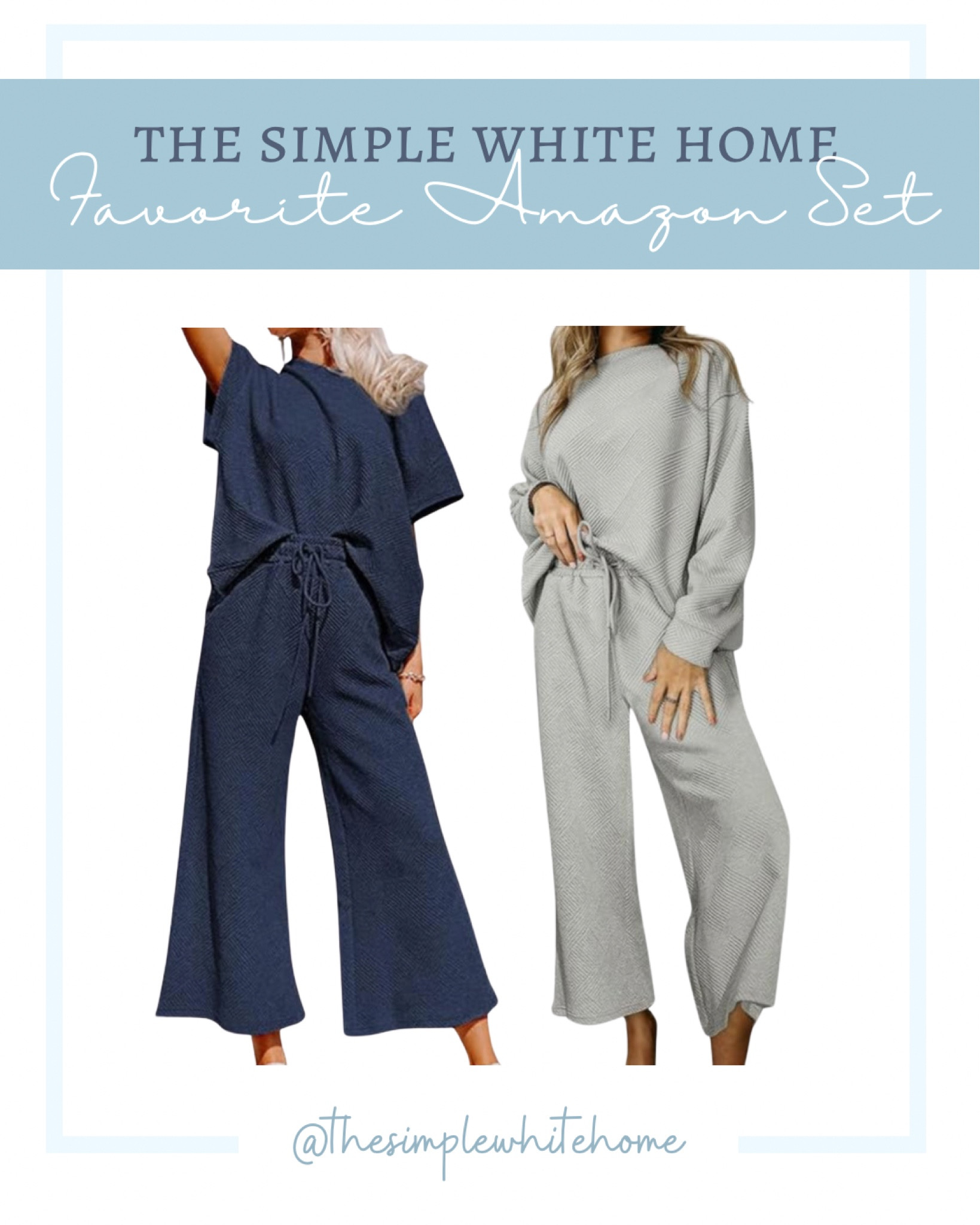 My favorite Amazon set! Comes in long sleeve and short sleeve. 


#LTKMidsize #LTKFindsUnder50 #LTKStyleTip