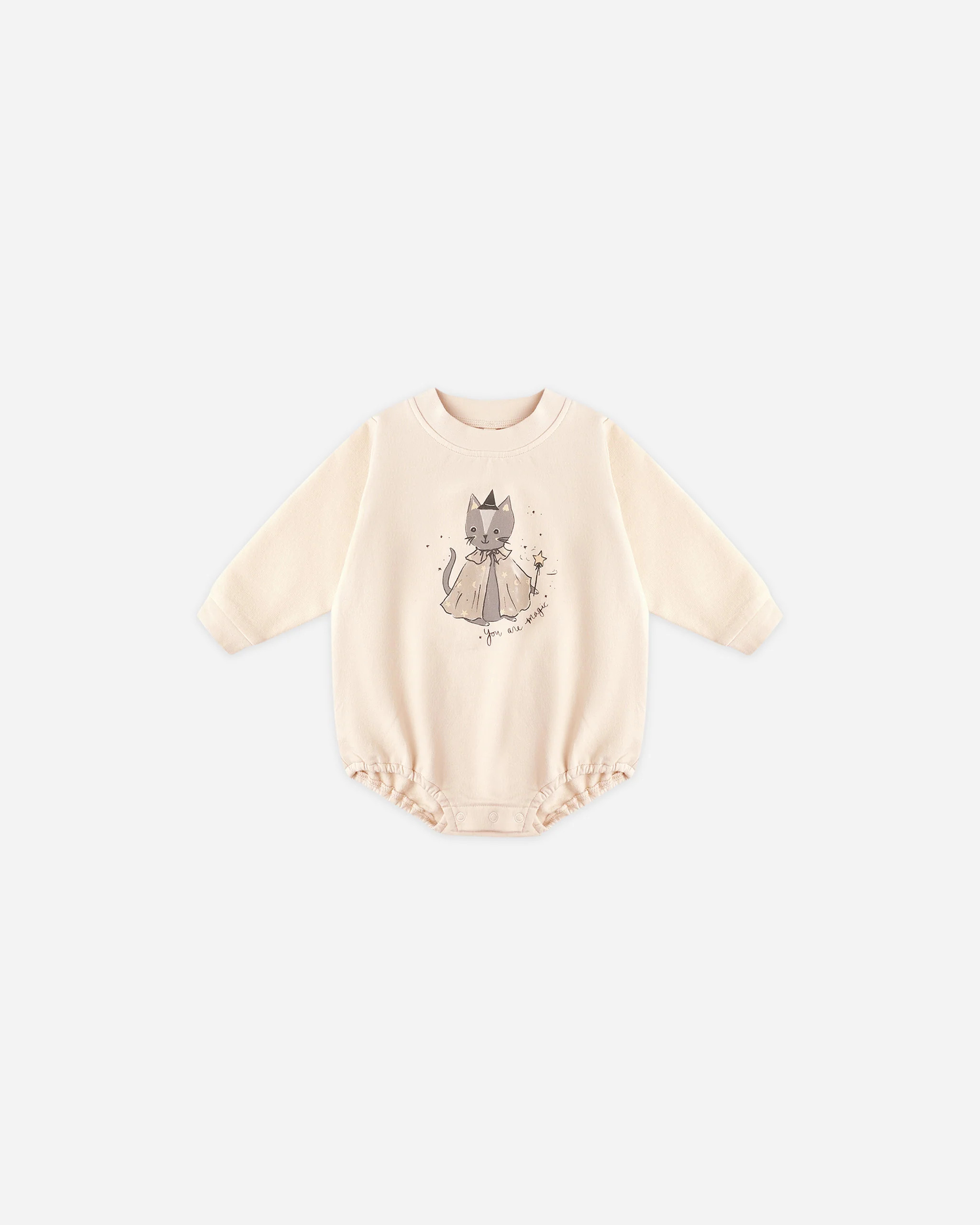 Crewneck Bubble Romper || Magic Cat | Rylee + Cru