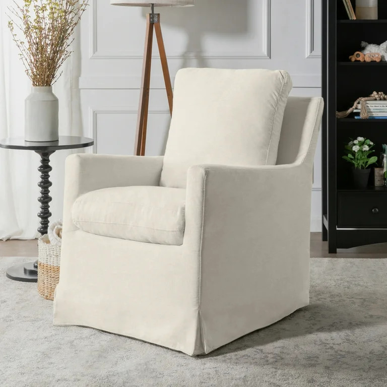 Winnie Slipcover Swivel Glider | Walmart (US)