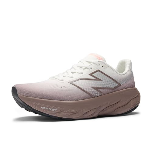 New Balance Women's Fresh Foam X 1080 V14 Running Shoe, Earth Shadow/Reflection/Urgent Red, 6.5 W | Amazon (US)