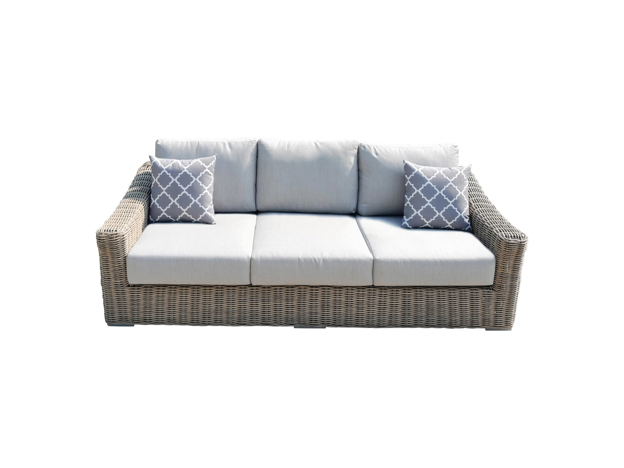 Rosecliff Heights Sommerville Patio Sofa with Cushions & Reviews | Wayfair | Wayfair North America