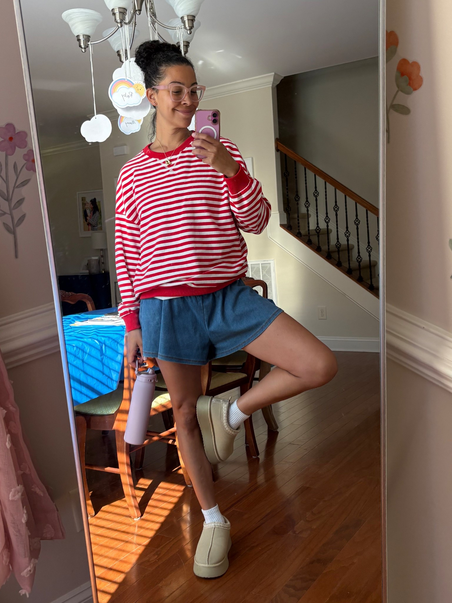 Welcome to the ‘ber months! Everything is Amazon and cozy. Perfect for postpartum and working from home. 🫶🏽