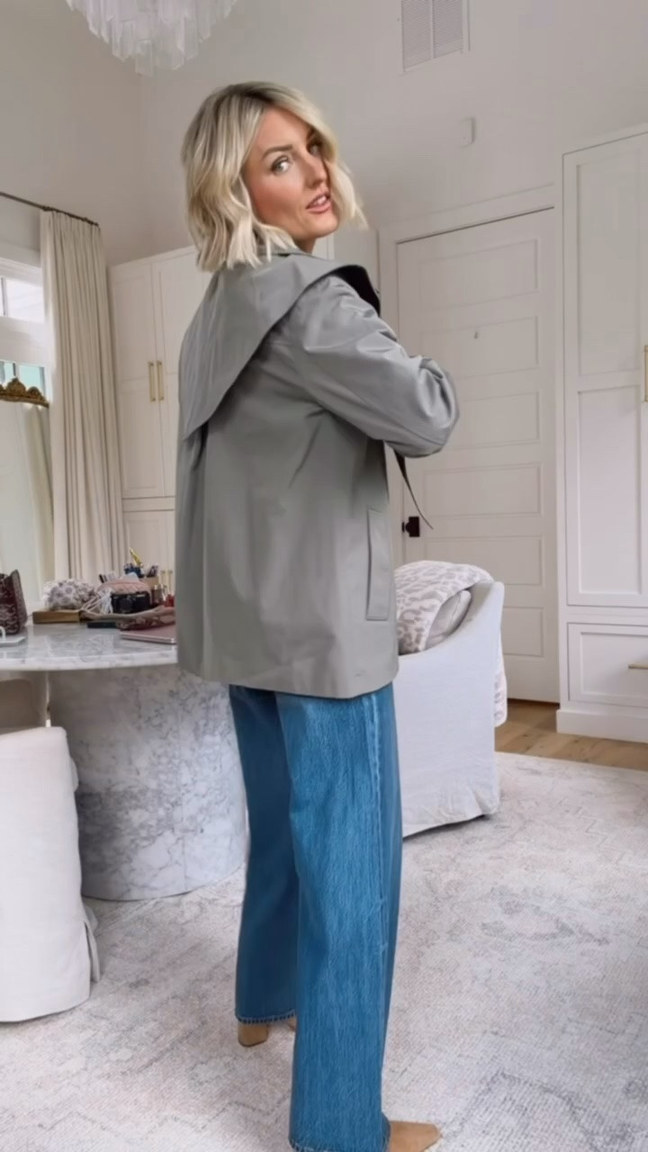 #AbercrombiePartner How cute is the scarf detail on this trench coat?! It comes in three other colors & is currently on sale! Wearing XS/25. Use my code AFLOVERLY for an additional 15% off! @abercrombie 

Loverly Grey, Abercrombie, women’s trench coat, wide leg jeans, wide leg denim, sale alert, fall fashion, fall outfit ideas

#LTKootd #LTKSeasonal #LTKSaleAlert