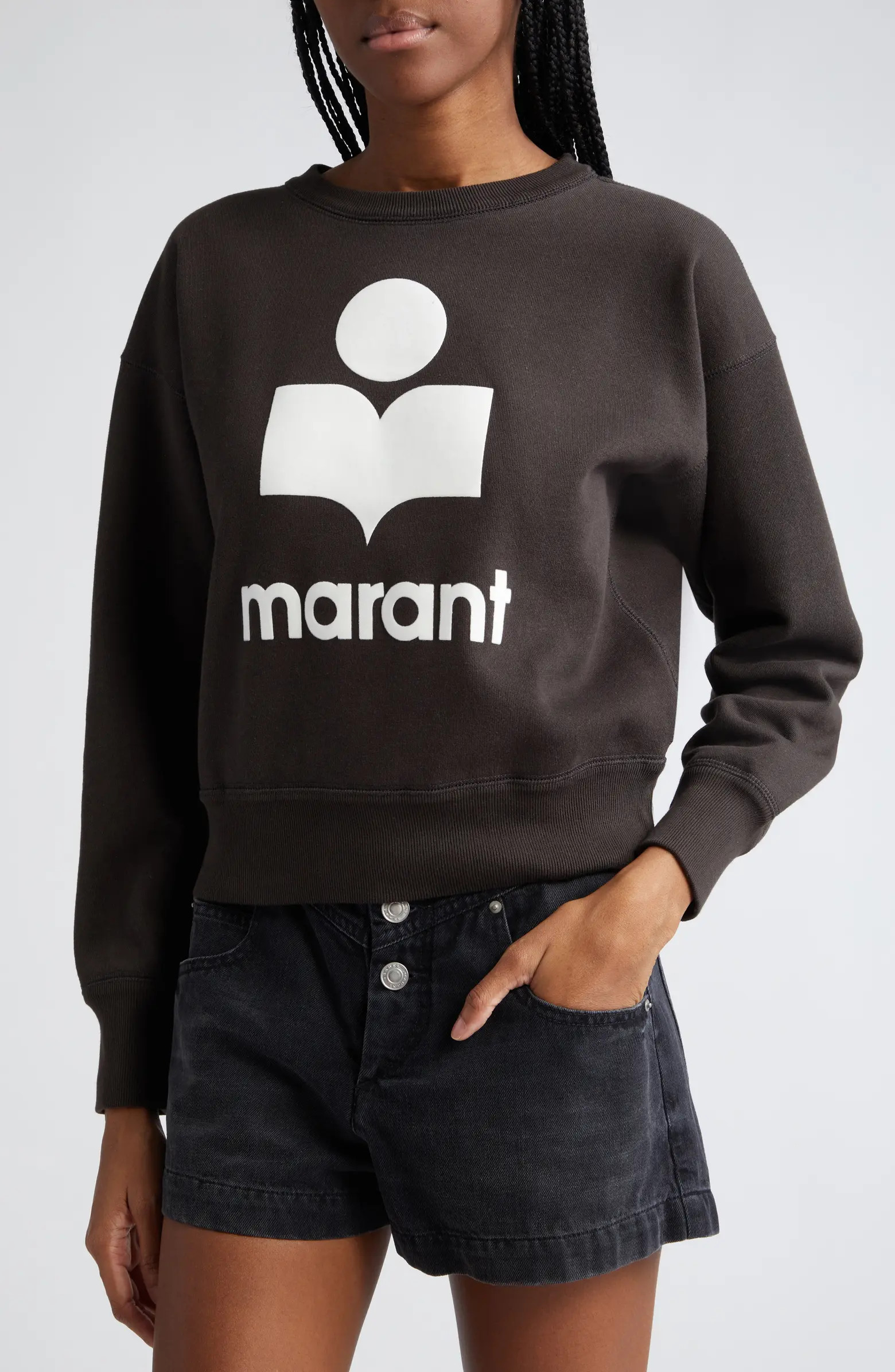 Mobyli Logo Cotton Sweatshirt | Nordstrom