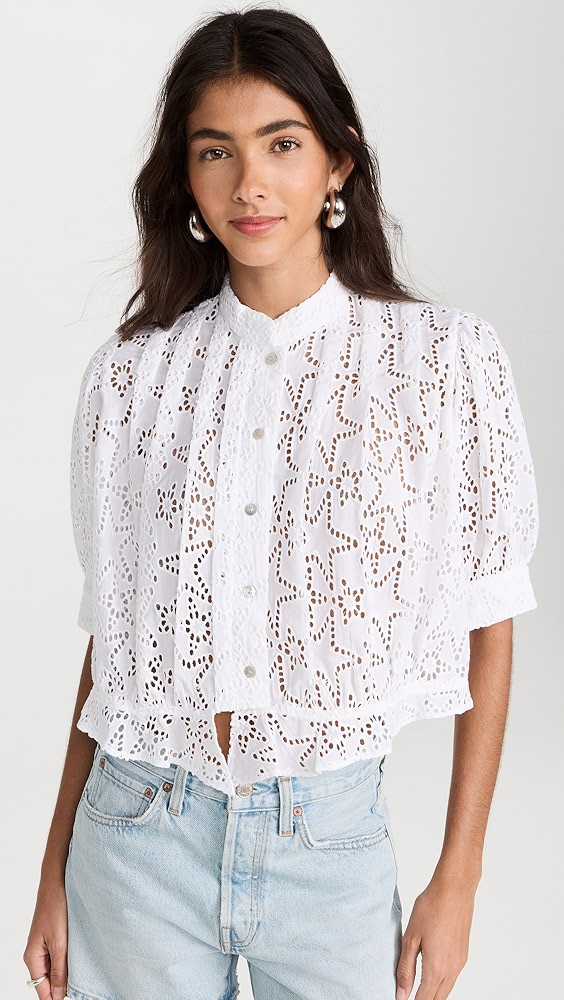 Alix of Bohemia Rhiannon Star Anglaise Blouse | Shopbop | Shopbop