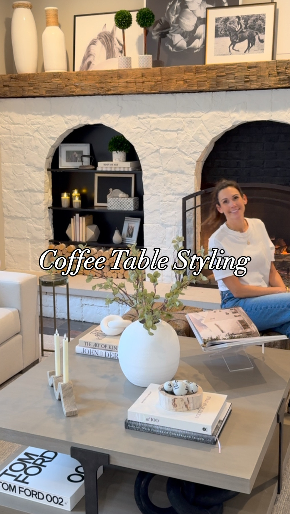 Easy coffee table styling!

#LTKHome #LTKSeasonal