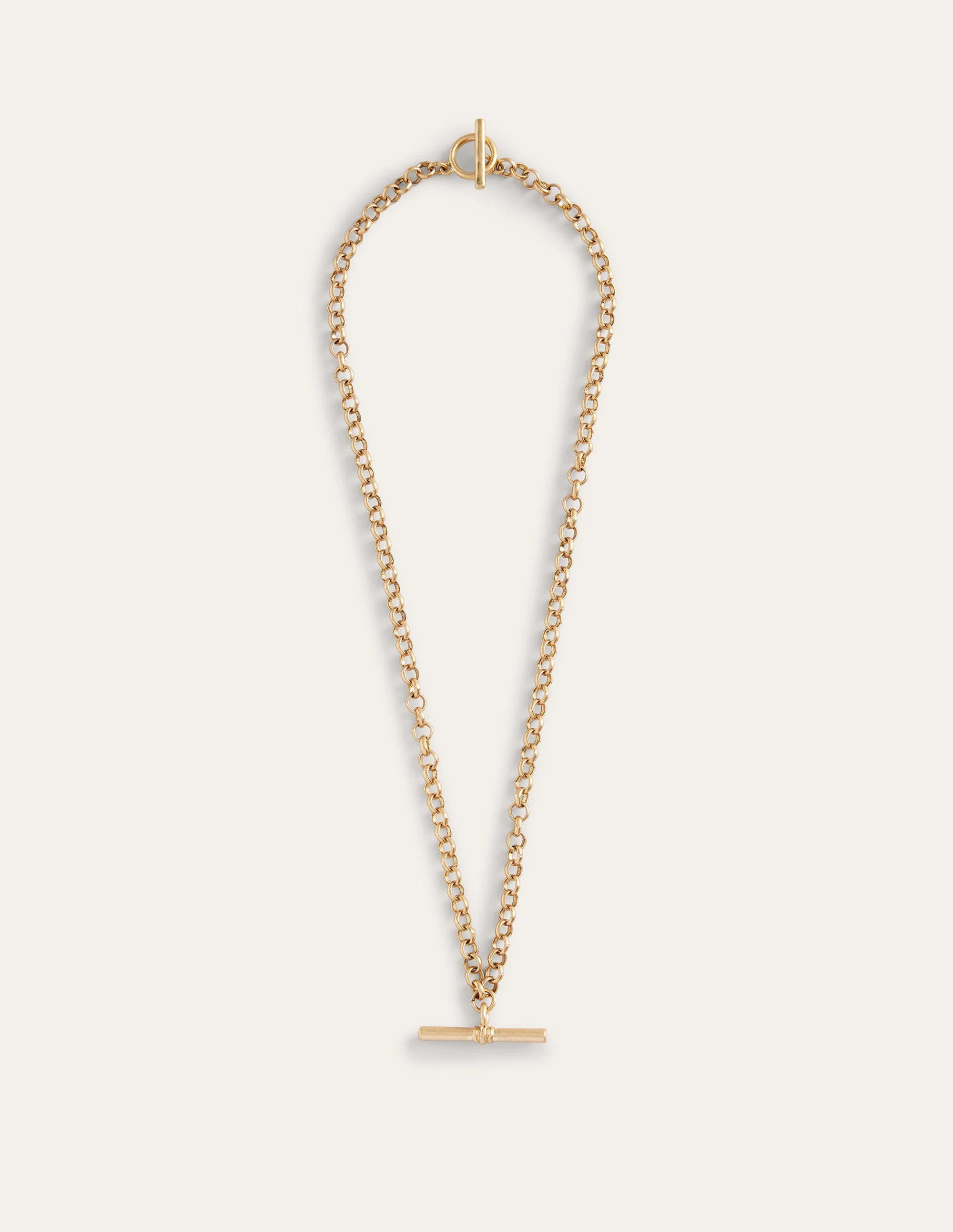 T-bar Chain Necklace-Gold | Boden (US)