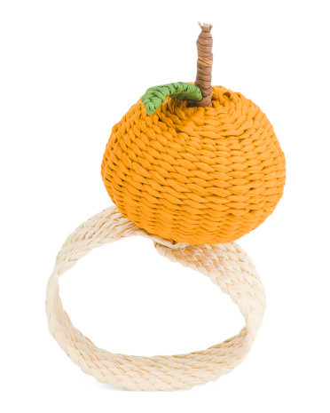 Woven Pumpkin Napkin Ring | TJ Maxx