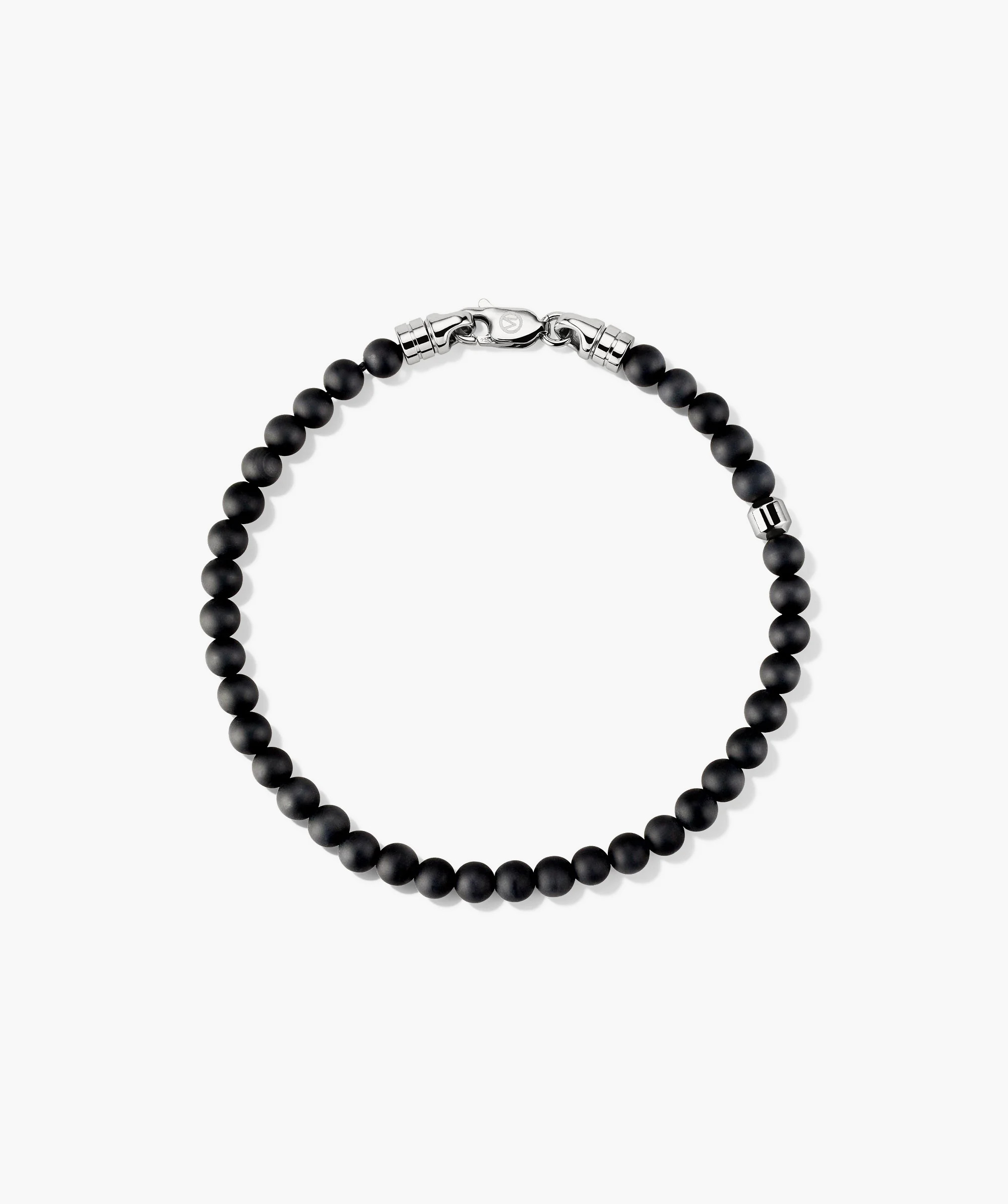Sterling Silver 4mm Gemstone Beaded Bracelet - Jewelry | Mejuri | Mejuri Fine Crew