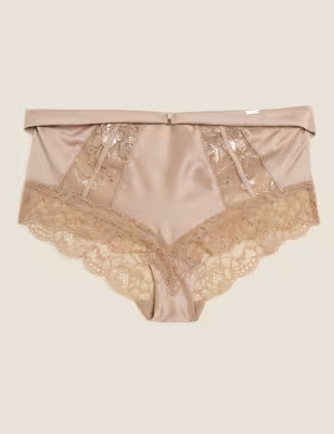 Blossom Embroidery High Waisted Shorts | Marks & Spencer (UK)