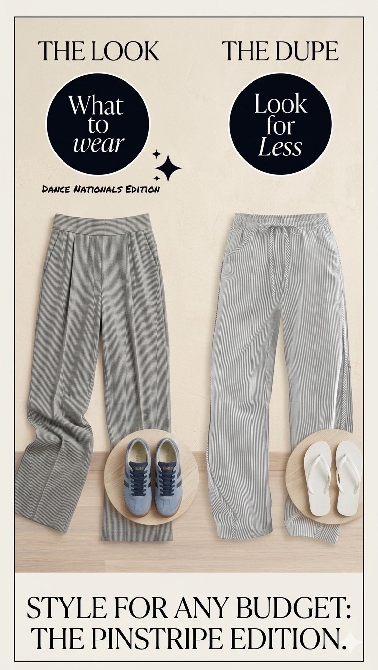 Get the Look for Less: The Pinstripe Pant Edition
#grwm #dupe #lookforless

#LTKgrwm #LTKmomlife #LTKTravel