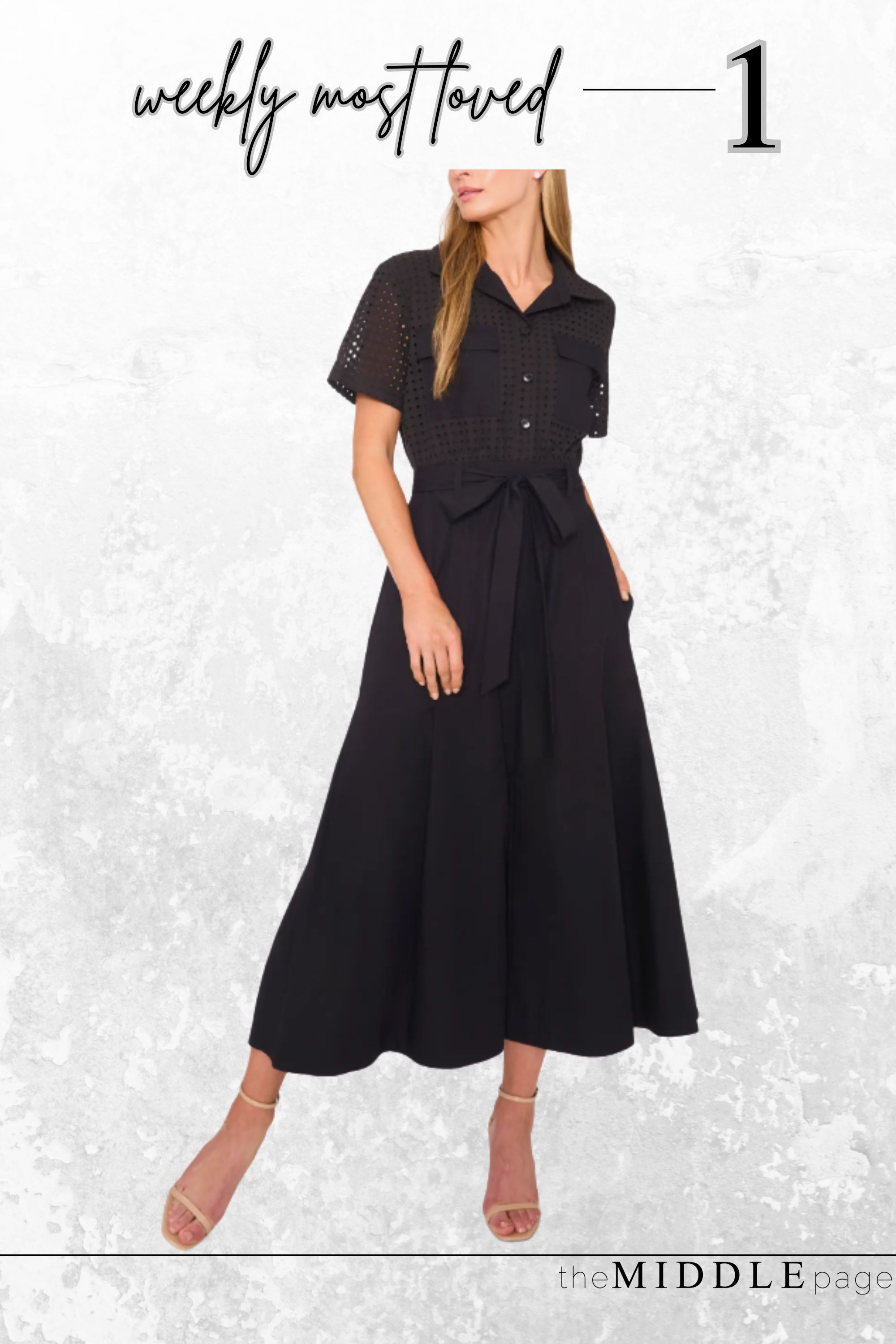 This chic eyelet midi is one of those effortless spring dresses that works for everything from graduation dresses to casual date night outfits—it’s so flattering and polished. Such a beautiful spring outfit 2026 staple. 

 #LTKootd #LTKSeasonal #LTKOver40
